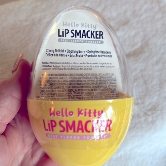 Limited Hello Kitty Easter Basket Egg Lip Smacker Balm Trio Springtime lip gloss - Picture 6 of 6